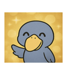 キラキラ無言のハシビロコウ@SFW（個別スタンプ：17）