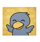 キラキラ無言のハシビロコウ@SFW（個別スタンプ：21）