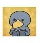 キラキラ無言のハシビロコウ@SFW（個別スタンプ：26）