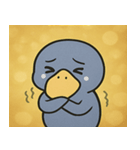 キラキラ無言のハシビロコウ@SFW（個別スタンプ：27）