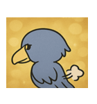 キラキラ無言のハシビロコウ@SFW（個別スタンプ：32）