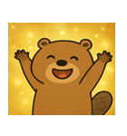 キラキラ働きビーバー@SFW（個別スタンプ：5）