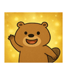 キラキラ働きビーバー@SFW（個別スタンプ：6）