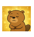 キラキラ働きビーバー@SFW（個別スタンプ：7）