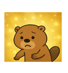 キラキラ働きビーバー@SFW（個別スタンプ：8）