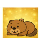 キラキラ働きビーバー@SFW（個別スタンプ：9）