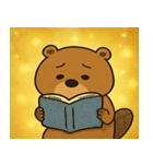 キラキラ働きビーバー@SFW（個別スタンプ：10）