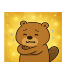 キラキラ働きビーバー@SFW（個別スタンプ：11）