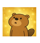キラキラ働きビーバー@SFW（個別スタンプ：15）
