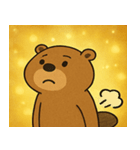 キラキラ働きビーバー@SFW（個別スタンプ：16）