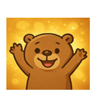キラキラ働きビーバー@SFW（個別スタンプ：21）