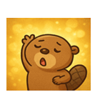 キラキラ働きビーバー@SFW（個別スタンプ：23）