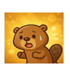 キラキラ働きビーバー@SFW（個別スタンプ：24）