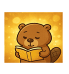 キラキラ働きビーバー@SFW（個別スタンプ：26）