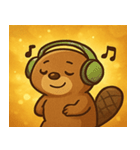 キラキラ働きビーバー@SFW（個別スタンプ：28）