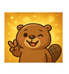 キラキラ働きビーバー@SFW（個別スタンプ：29）