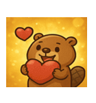 キラキラ働きビーバー@SFW（個別スタンプ：30）