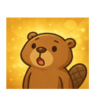 キラキラ働きビーバー@SFW（個別スタンプ：31）