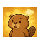 キラキラ働きビーバー@SFW（個別スタンプ：32）