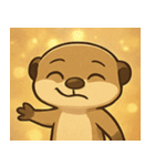 キラキラ警戒マングース@SFW（個別スタンプ：1）