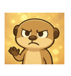キラキラ警戒マングース@SFW（個別スタンプ：2）