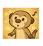 キラキラ警戒マングース@SFW（個別スタンプ：12）