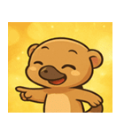 キラキラ警戒マングース@SFW（個別スタンプ：18）