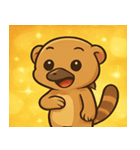 キラキラ警戒マングース@SFW（個別スタンプ：22）