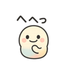 ふんわりもちもち♡にじ色ころりん（個別スタンプ：15）