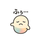 ふんわりもちもち♡にじ色ころりん（個別スタンプ：16）