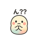 ふんわりもちもち♡にじ色ころりん（個別スタンプ：24）