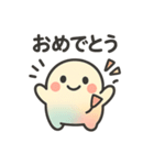 ふんわりもちもち♡にじ色ころりん（個別スタンプ：26）