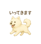 サモエド犬で感情と日常使い（個別スタンプ：6）