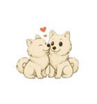 サモエド犬で感情と日常使い（個別スタンプ：23）