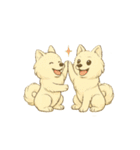 サモエド犬で感情と日常使い（個別スタンプ：25）
