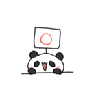 花咲くパンダ（個別スタンプ：5）