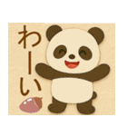 水彩と刺繍風の作品（個別スタンプ：24）