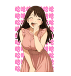 彼女が欲しい1❤️女の子の心の声（個別スタンプ：16）