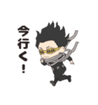 【ヒロアカ】相澤先生！デフォルメ＆等身（個別スタンプ：4）
