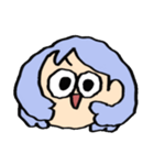 波動ねじれの顔スタンプ2（個別スタンプ：9）