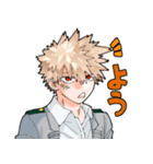 爆豪勝己詰め！僕のヒーローアカデミア（個別スタンプ：3）