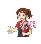 卓球 女子 部活 スポーツ (小)（個別スタンプ：20）