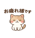 かわいい猫の日常スタンプ 2025（個別スタンプ：1）