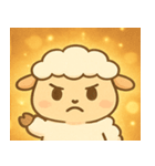 キラキラモコモコひつじ@SFW（個別スタンプ：2）