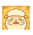 キラキラモコモコひつじ@SFW（個別スタンプ：4）