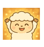 キラキラモコモコひつじ@SFW（個別スタンプ：5）