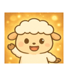 キラキラモコモコひつじ@SFW（個別スタンプ：6）