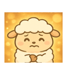 キラキラモコモコひつじ@SFW（個別スタンプ：7）