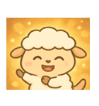 キラキラモコモコひつじ@SFW（個別スタンプ：8）