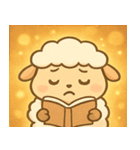 キラキラモコモコひつじ@SFW（個別スタンプ：10）
